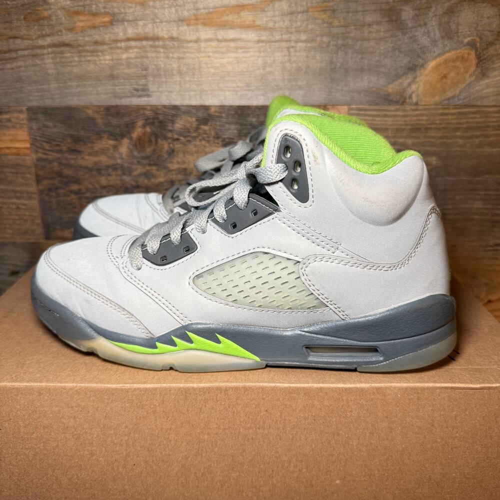 Jordan 5 'Green Bean' Sneakers - Great Condition!